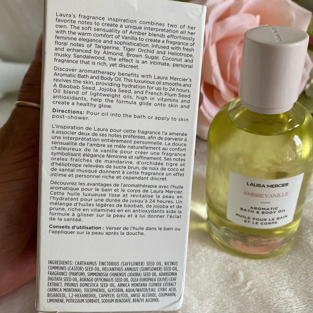 Laura Mercier Ambre Vanille Bath & Body Oil - Picture 5 of 8
